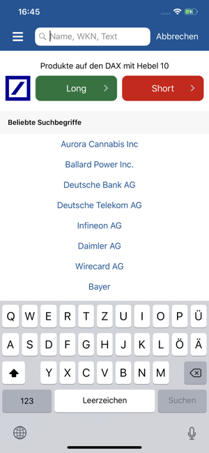 ‎Börse & Aktien - finanzen.net Screenshot