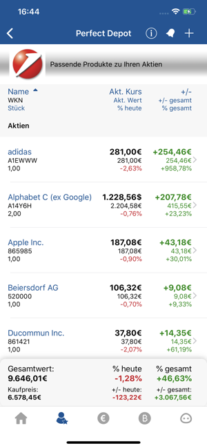‎Börse & Aktien - finanzen.net Screenshot