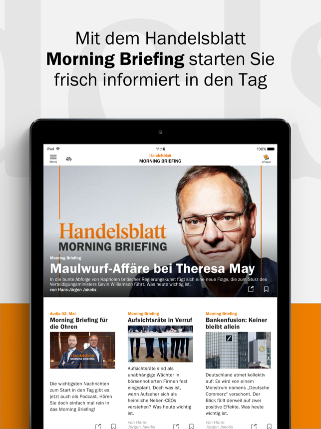 ‎Handelsblatt - Nachrichten Screenshot
