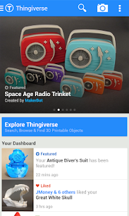 Thingiverse Screenshot