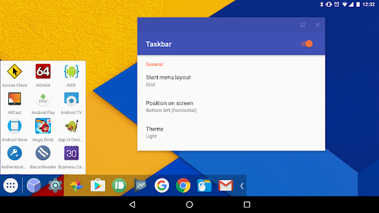 Taskbar - PC-style productivity for Android Screenshot