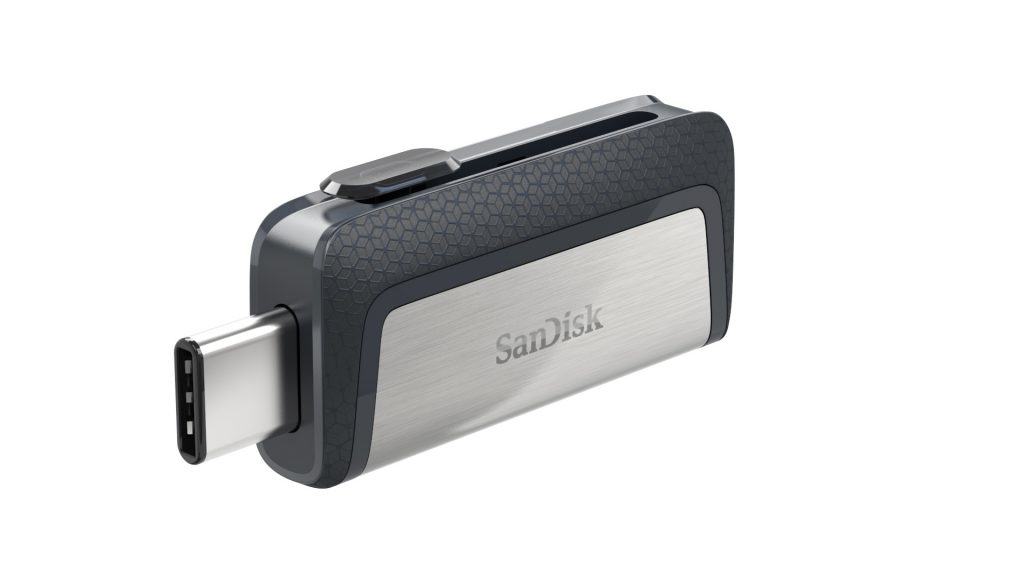 SanDisk Ultra® Dual USB Typ-C mit ausgeklappten USB Typ-C Stecker